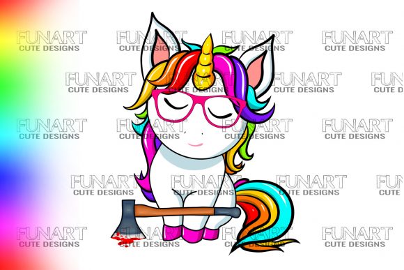 Download COOL UNICORN DESIGN,CLIPART, DIGITAL,PNG - Premium Bundle