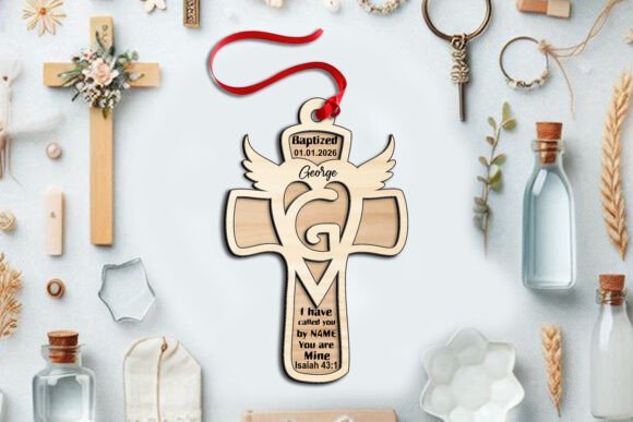 Download SVG Gift Letter G Laser Cross Ornament - Premium Bundle