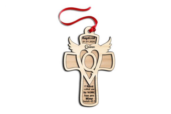 Download SVG Laser Cross Letter Q Gift Ornament - Premium Resources